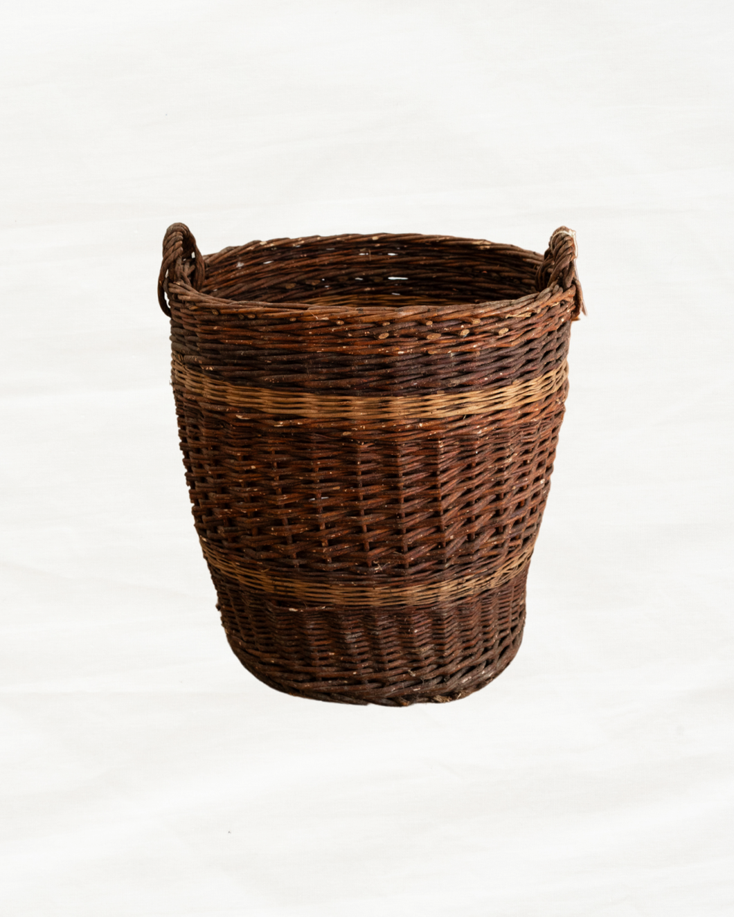 Vintage Round Handle Basket